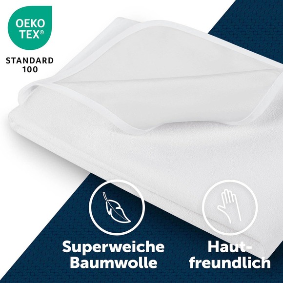 NEW From Germany Blumtal KING size Mattress Protector Cream Color 180x200cm - Picture 3 of 11